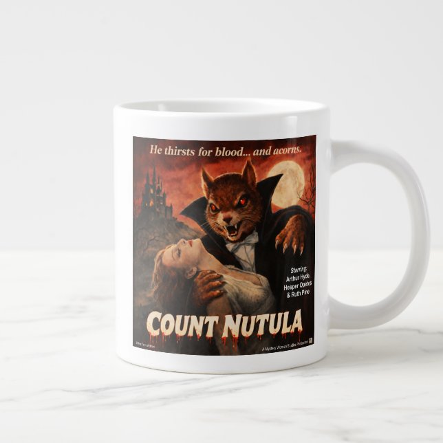 Count Nutula Retro Movie Parody Large Coffee Mug (Right)