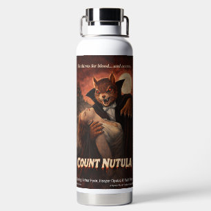 Count Nutula Retro Movie Parody Water Bottle