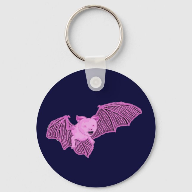 Count Pigula Bat Key Ring (Front)