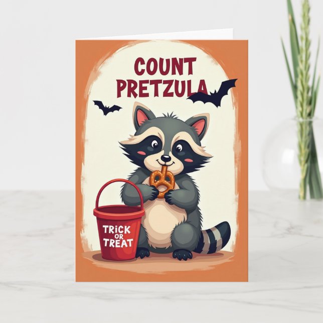 Count Pretzulas Spooky Snack Card (Front)