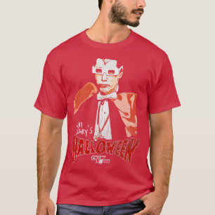 Count Scarys Halloween 80s Horror Radio Host T-Shirt