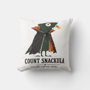 Count Snackula Bearded Dragon Art Cushion