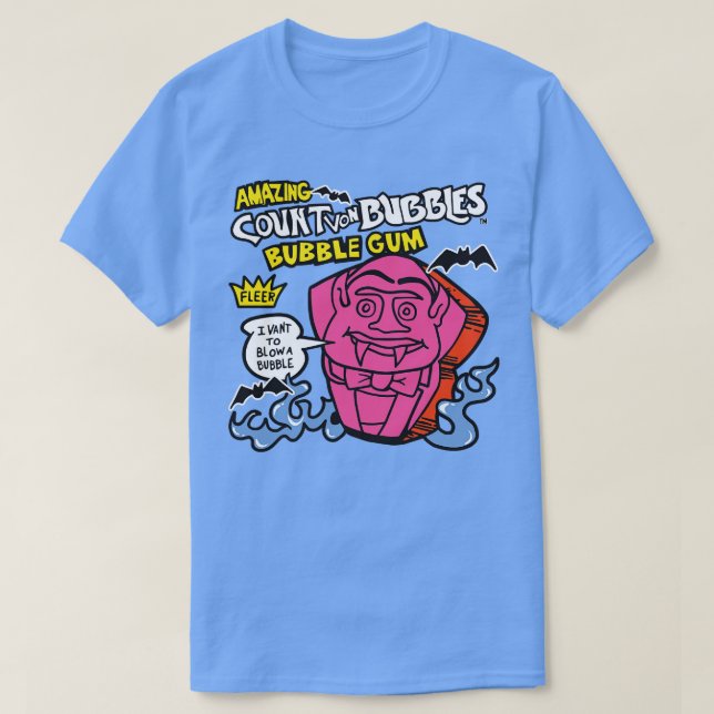 Count Von Bubbles T-Shirt (Design Front)