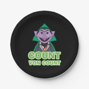 Count von Count Classic Style 2 Paper Plate