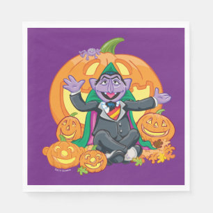 Count von Count   Halloween Pumpkins Napkin