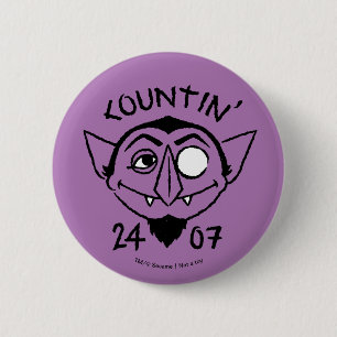 Count von Count Skate Logo - Countin' 24/7 6 Cm Round Badge
