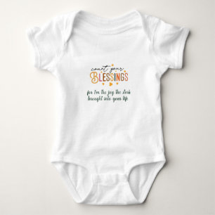 Count your Blessings  Baby Bodysuit