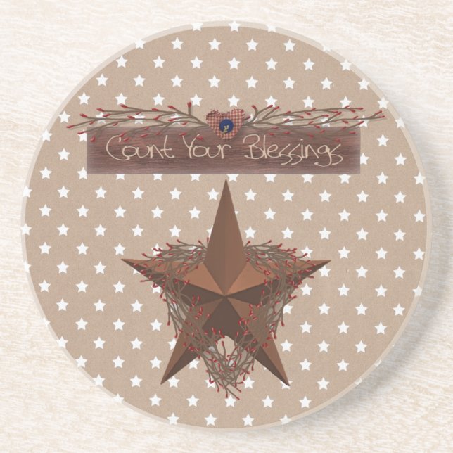 Count Your Blessings Coaster (Front)