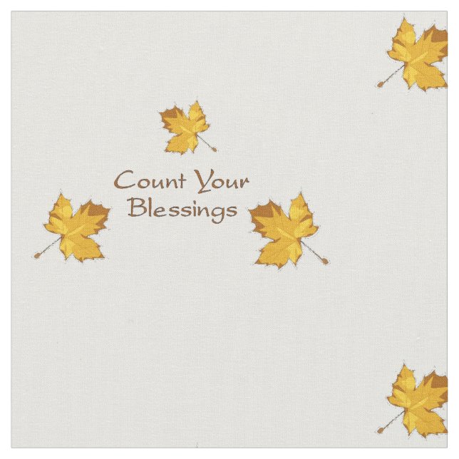 Count Your Blessings Fabric (Close Up)