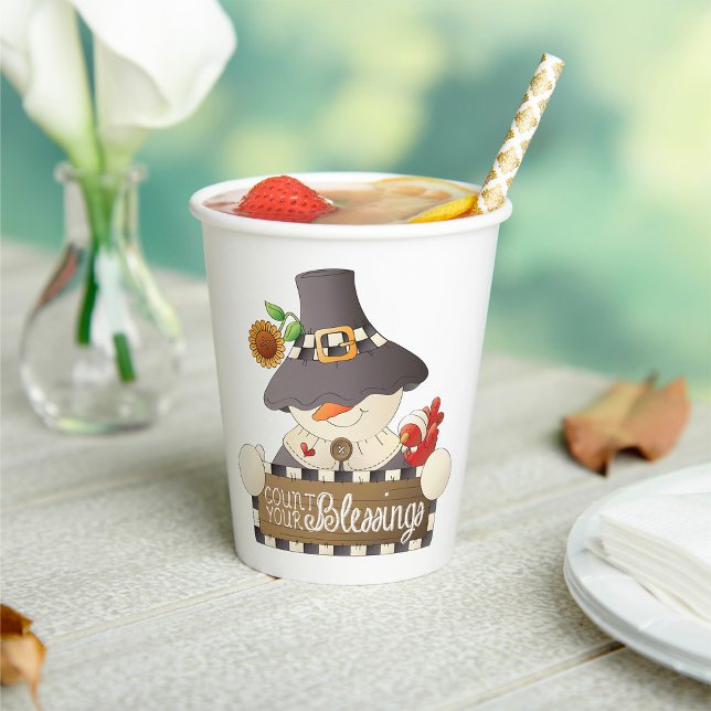 Count Your Blessings Paper Cups (Creator Uploaded)
