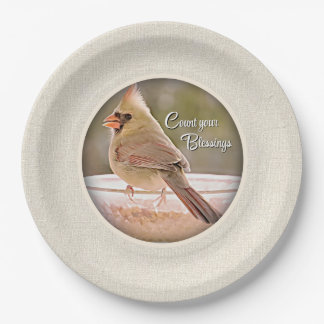 Count Your Blessings Paper Plate