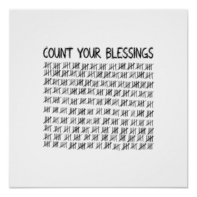 Count Your Blessings Poster (Front)