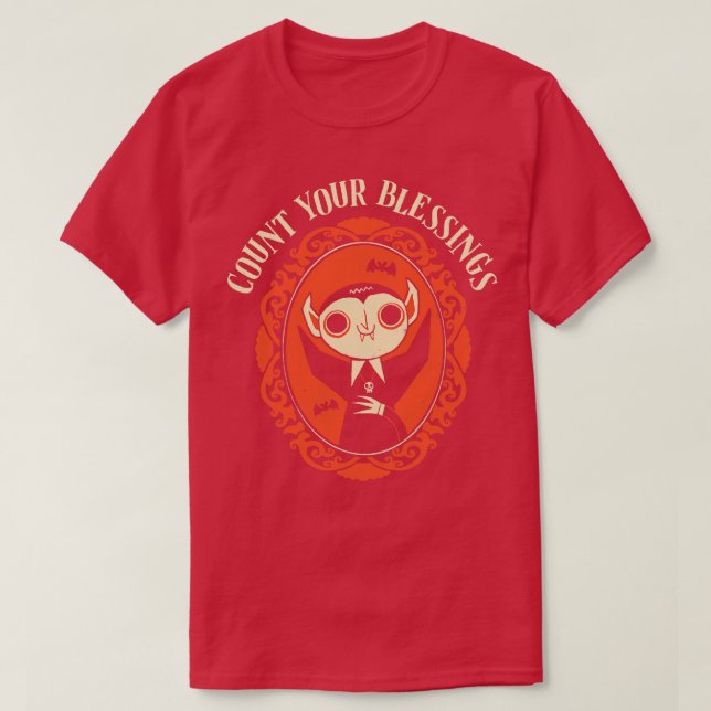 Count Your Blessings T-Shirt (Design Front)