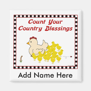Count Your Country Blessings Magnet