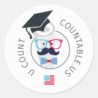 Countable University Ambassador Sticker