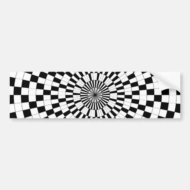 Counter Spirals by Kenneth Yoncich Bumper Sticker (Front)