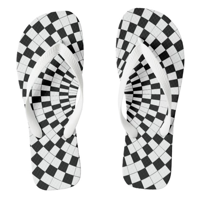 Counter Spirals by Kenneth Yoncich Jandals (Footbed)