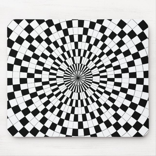 Counter Spirals by Kenneth Yoncich Mouse Pad (Front)