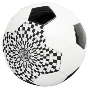 Counter Spirals by Kenneth Yoncich Soccer Ball