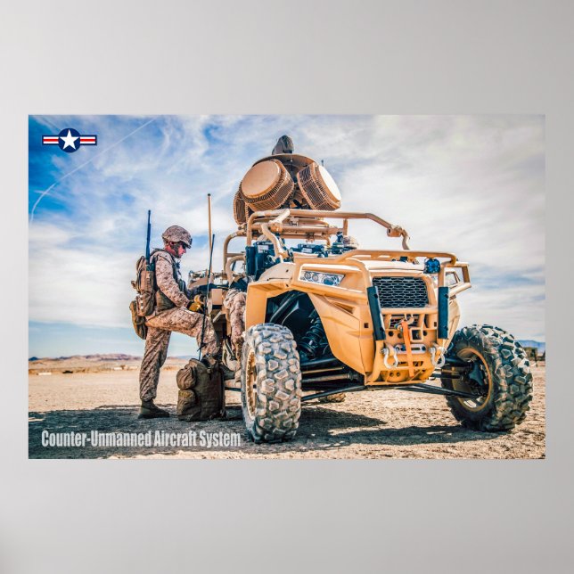 COUNTER-UNMANNED AIRCRAFT SYSTEM POSTER (Front)