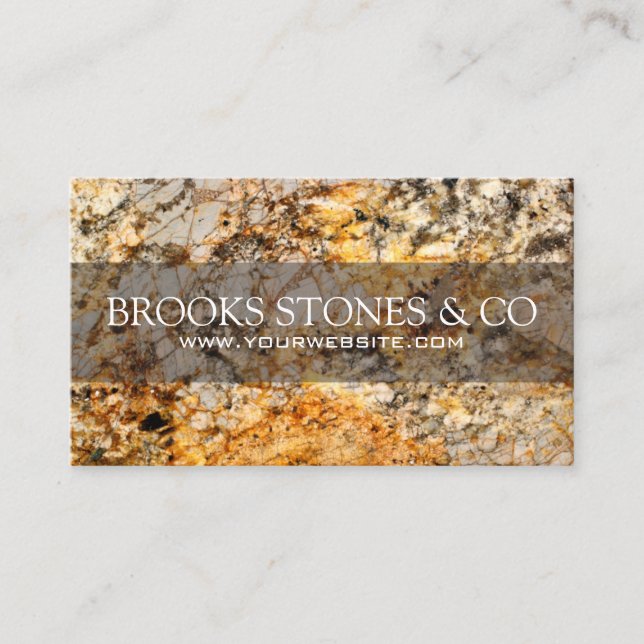 Countertops, Home Remodeling Construction Business Card (Front)