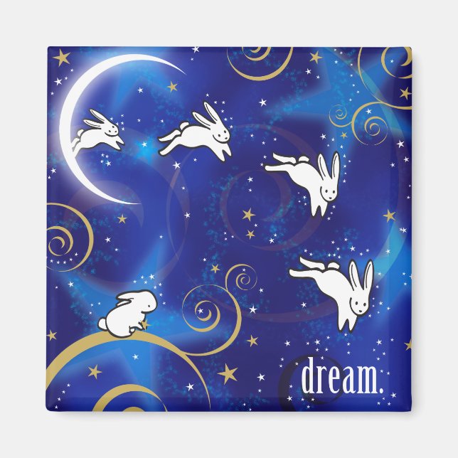 Counting Bunnies Magnet (Front)