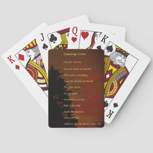 Counting Crows Playing Cards (Back)