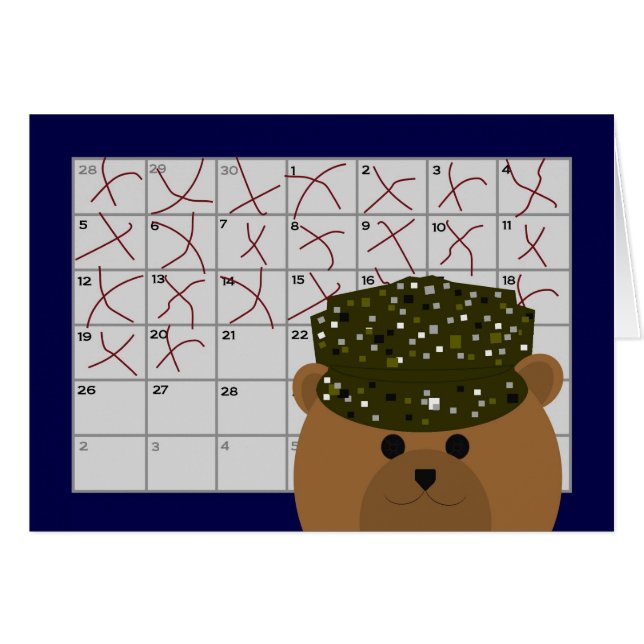 Counting Down to Seeing You Again Army Active Duty (Front Horizontal)