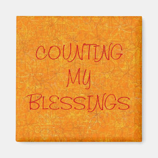 "COUNTING MY BLESSINGS" MAGNET