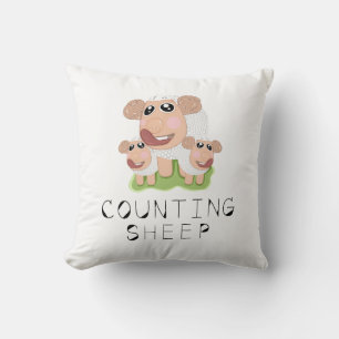 Counting sheep. cushion