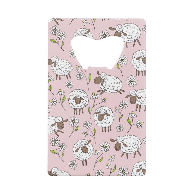 Counting sheep on cotton candy pink (Front)