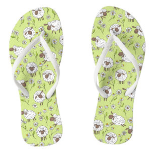 Counting sheep on honney dew green jandals