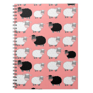 Counting Sheep Spiral Notebook
