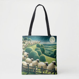 Counting Sheep Tote Bag