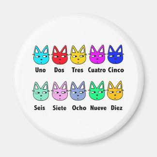 Counting Spanish Cats Magnet
