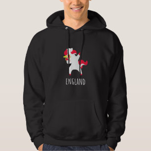 Countries Flags Unicorn S Dabbing Unicorn England Hoodie