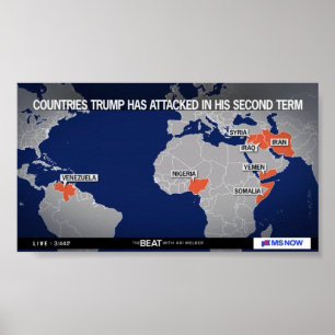 Countries Trump Has Attacked His 2nd Term Poster
