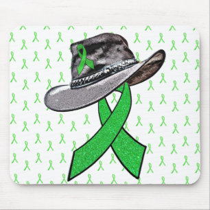 Country and Western Cowboy Hat Lyme Mouse pad