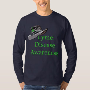 Country and Western Rustic Lyme Disease Awareness T-Shirt
