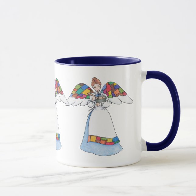 Country Angel (Blue) Mug (Right)