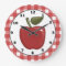 Country Apple cartoon kitchen wall clock