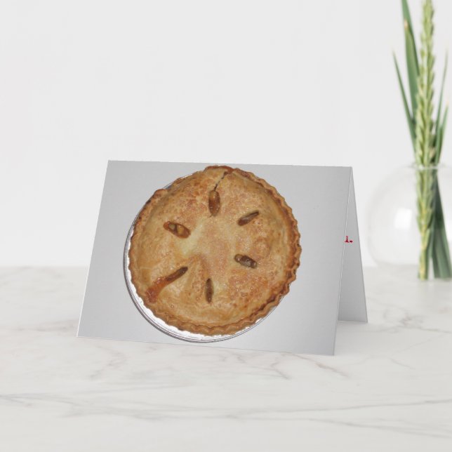 "Country Apple Pie" Thank You Card (Front)