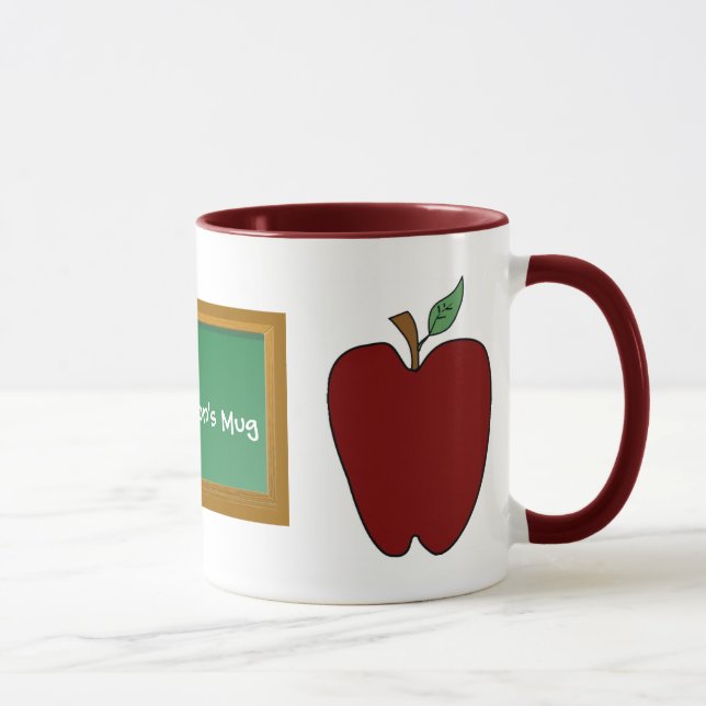 Country Apple Teacher's Mug (Right)