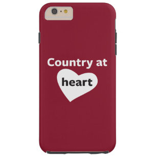 Country at Heart Tough iPhone 6 Plus Case