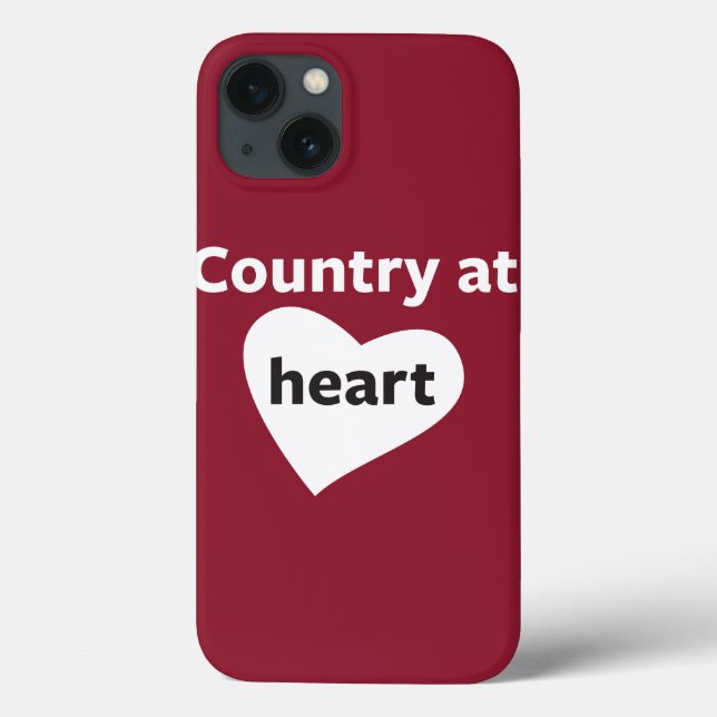 Country at Heart Case-Mate iPhone Case (Back)