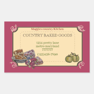 COUNTRY BAKED GOODS STICKER