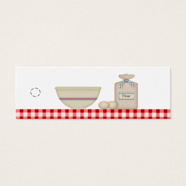 Country Baking Hang Tag (Front)