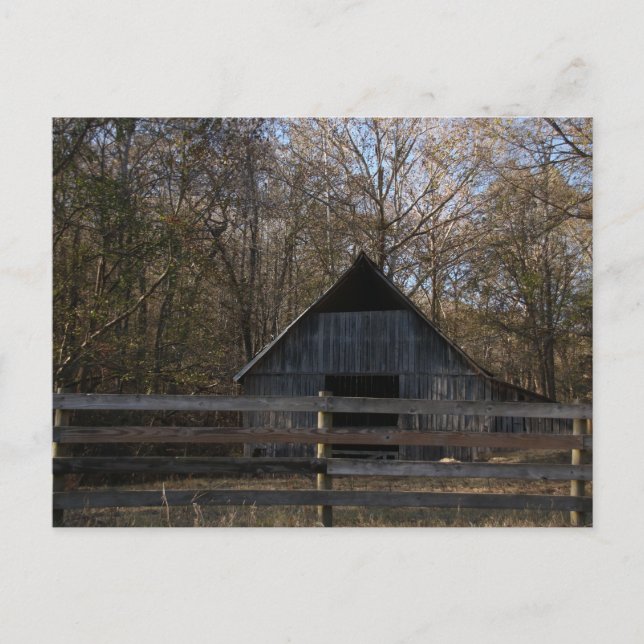 Country Barn #2  Postcard (Front)