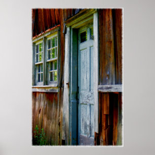 Country Barn Door Poster