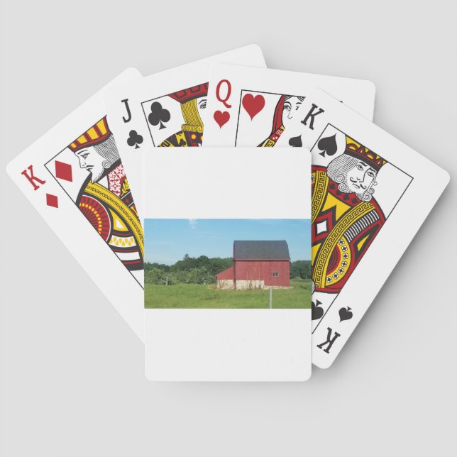Country Barn Playing Cards (Back)